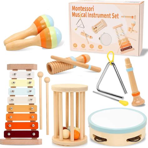 Image result for Wooden Musical Instruments Toy