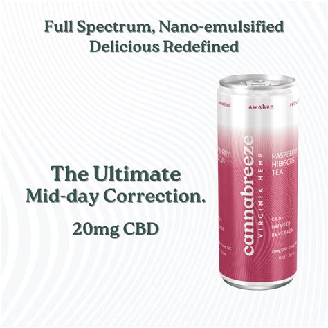 Infused Raspberry Hibiscus Tea | Cannabreeze Hemp