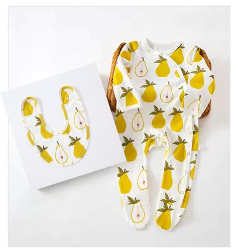 Softness Redefined: Cotton Cute Peaches Printed Baby Footed Jumpsuit ...