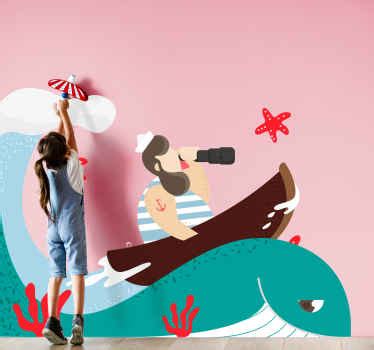 Whale Wall Stickers - TenStickers