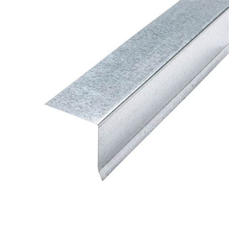 Amerimax Drip Edge 2-Inches x 10-Feet Galvanized Mill finish Galvanized ...