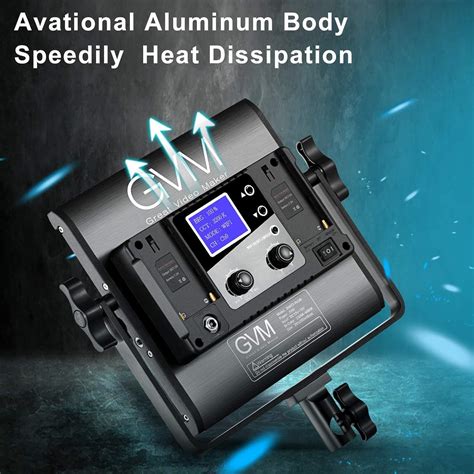 GVMGreatVideoMaker GVM RGB LED Video Light, 800D Studio Light with APP ...