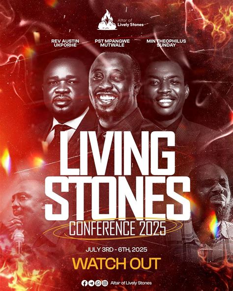 Living Stones Conference 2025 – “They Loved Not Their Lives”, Levy ...