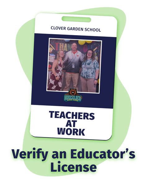Teacher Licensure & Verification – Clover Garden School