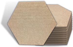UTONE Desert Sand Hexagon Acoustic Wall Panels Pack of 10 Price in ...
