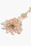 Buy Rose Gold La Leopard Maangtikka by Outhouse Online at Aza Fashions.