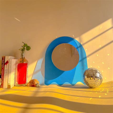 Buy Boo Acrylic Pinteresty Mirror - Blue Online in India | Vaaree