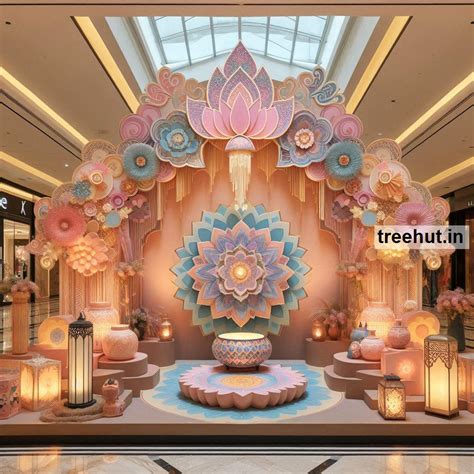85 Shopping Mall Decoration Ideas for Diwali with Decoration Techniques