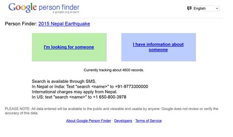 Google reopens Person Finder tool in wake of earthquake in Nepal - TechStory