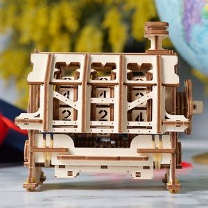 Ugears STEM Counter Model Kit - Creative Wooden Model Kits for Adults ...