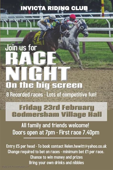 Race Night, Godmersham and Crundale Village Hall, Canterbury, 23 ...