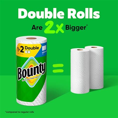 Bounty Doubles Plus Select-a-Size 4 -Count Paper Towels in the Paper ...
