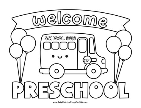 25 Back to School Coloring Pages (Free Printables) - Cute Coloring ...
