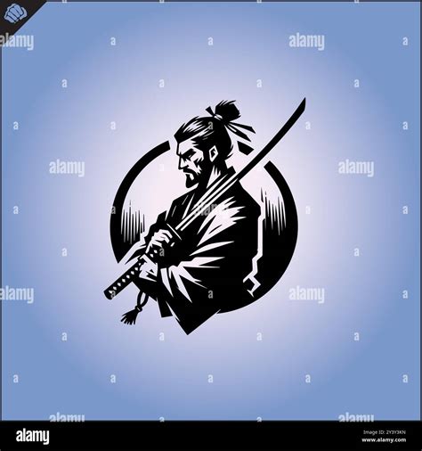 Samurai. Japan warrior with katana sward Stock Vector Image & Art - Alamy