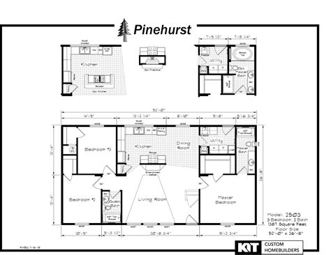 Standard Floor Plans - KIT Custom Homebuilders