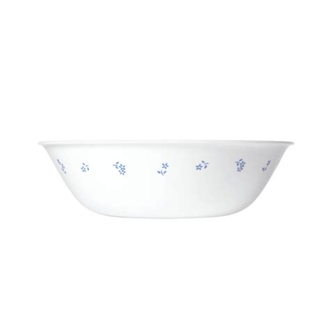 CORELLE Provincial Blue Glass Serving Bowl, Lightweight & Durable, Made ...