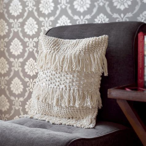 Bohemian Chic Macrame Cushion – The Artment
