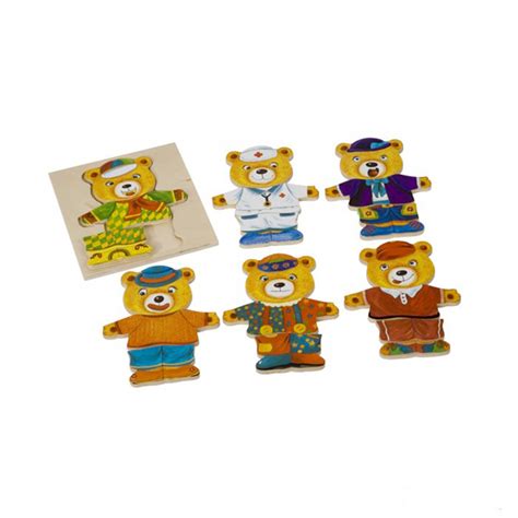 Drvena slagalica Obuci medu 4711-1 | Volim svoj dom