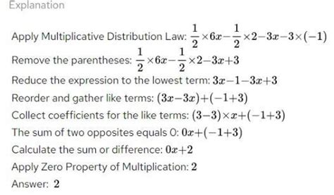. Expand the brackets and simplify. 1 /3 (6x – 2) -3(x-1) - Brainly.in