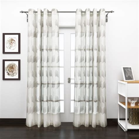 Buy Aspen Sheer Door Curtain Set- 2 Pcs. from Home Centre at just INR ...