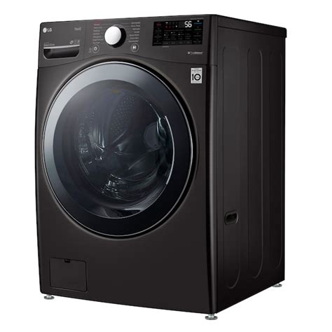 LG 4.5-cu ft Capacity Black Steel Ventless All-in-One Washer/Dryer ...