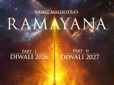India's biggest film ramayana first look poster and release date ...