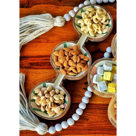 Island Wooden Platter – Handcrafted Mango Wood Snack Server | iROCHi