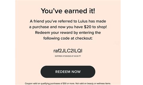 Get $20 off at Lulus. I dont have a use for it, so feel free to use it ...