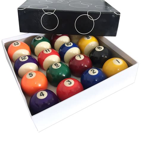 Kelly Pool Snooker Billiard Table Balls 2 & 1/4 inch American LARGE 9 Ball