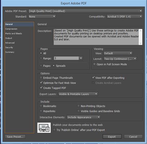 Image result for InDesign Export to PDF