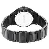 Titan World Time Black Dial Stainless Steel Strap Watch - 90145NM01 ...
