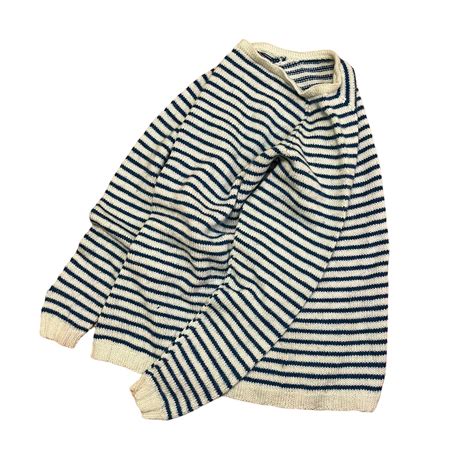 [Acryl]Boarder Long Knit L | オンライン古着屋83ハチサン