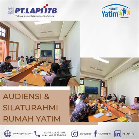 Rumah Yatim Audience and Gathering | PT LAPI ITB, Delivering Solutions ...