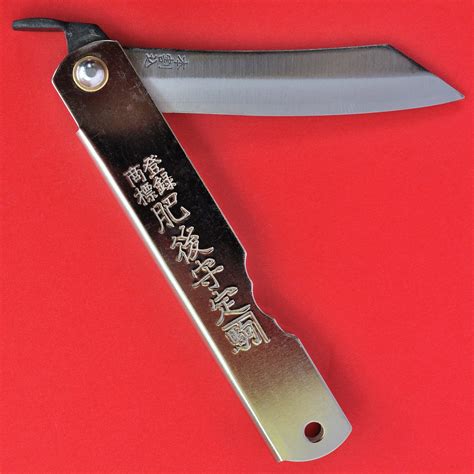 Japan NAGAO HIGONOKAMI folding pocket knife SK steel 100mm - Osaka Tools