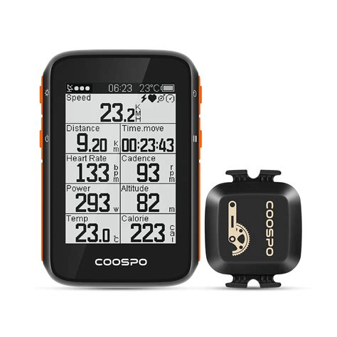 Buy CooSpo GPS Bike Computer Wireless Cycling Computer Speedometer ...