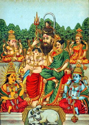 Art Intaglio > Panchdev (418) by Ravi Varma Press