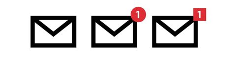 Image result for Notification On Mail Icon