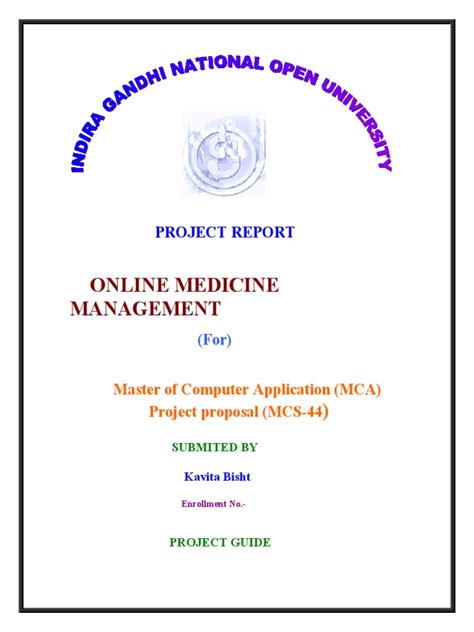 Image result for IGNOU Project Report Sample