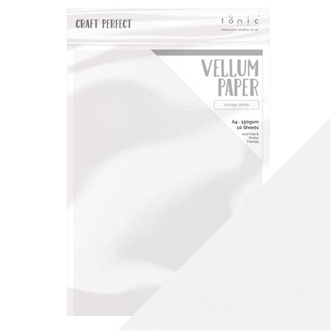 What is Vellum Paper and How to Use it? A Crafter's Guide - Tonic Studios