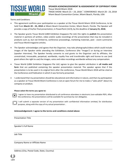 Fillable Online Acknowledgement: I agree to the terms and conditions ...