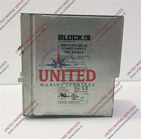BLOCK SWITCHED-MODE POWER SUPPLY PSR 230/24-5 | United Marine Services