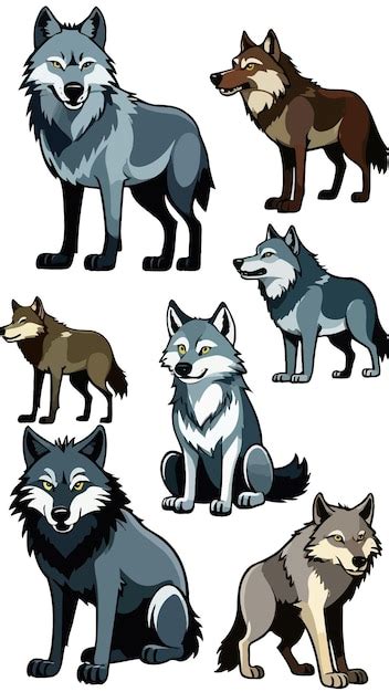 Image result for Cartoon Wolves