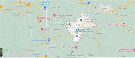 ¿Dónde está Rionegro Colombia? Mapa Rionegro - ¿Dónde está la ciudad?