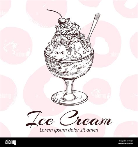 Ice Cream Bowl Drawing