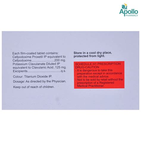 Clavpod-325 Tablet 10's Price, Uses, Side Effects, Composition - Apollo ...