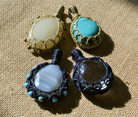 Image result for Macrame Stone Wrapping Tutorial