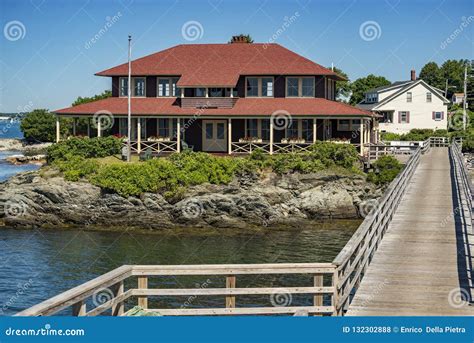 Great Diamond Island, Casco Bay, Maine, USA Stock Photo - Image of ...