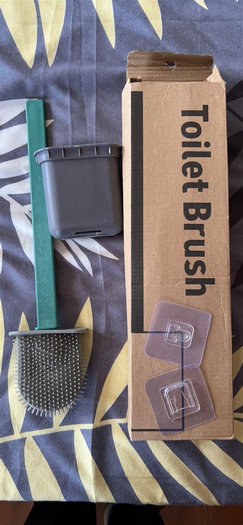 MR.SIGA Toilet Brush with Slim Holder Flex Toilet Brush - Anti-drip ...