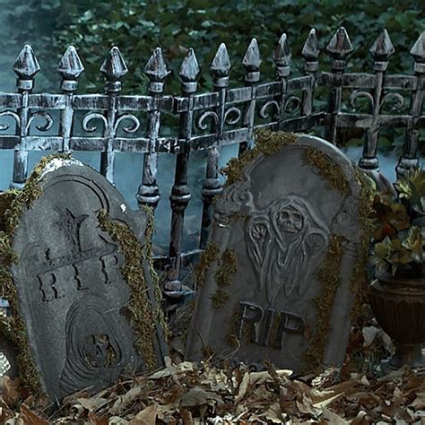 Easy Outdoor Halloween Decorations Cemetery