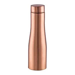 KUVI Pure Sleek Elegant Matt Finish Copper Bottle, 1000ML : Amazon.in ...